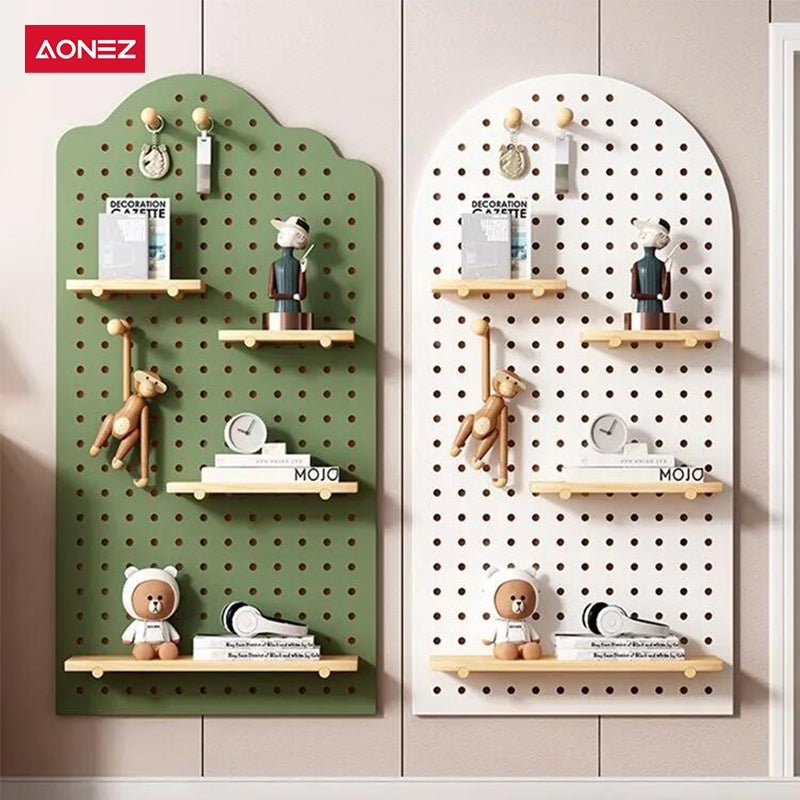 【COD】AONEZ PegBoard Premium Dinding/Papan Lubang/Rak Dekorasi Gantungan Peralatan Dapur/Rumah/Kantor Tanpa Paku DIY Organizer