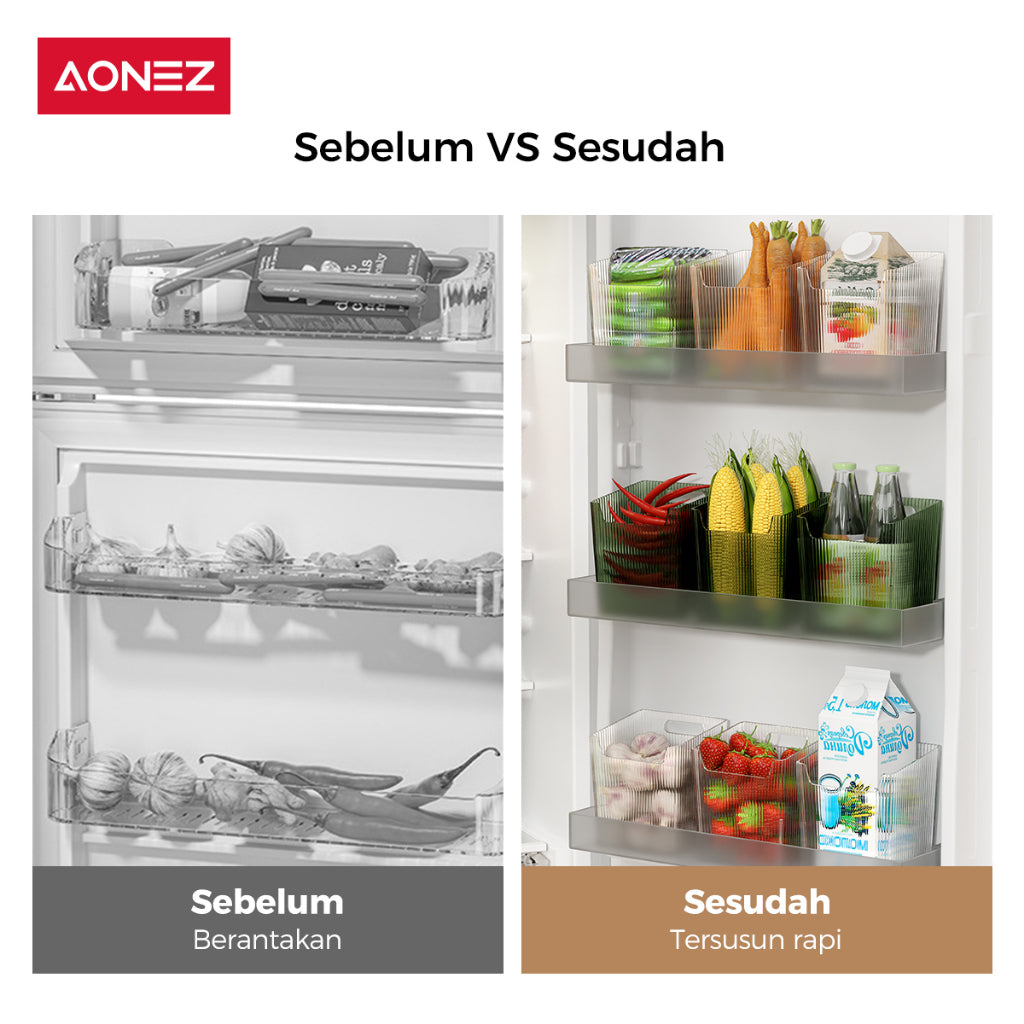 【COD】AONEZ Kotak Kontainer Makanan Kulkas / Food Storage Box Kotak Penyimpanan Refrigerator Storage Box