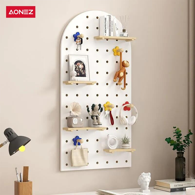 【COD】AONEZ PegBoard Premium Dinding/Papan Lubang/Rak Dekorasi Gantungan Peralatan Dapur/Rumah/Kantor Tanpa Paku DIY Organizer