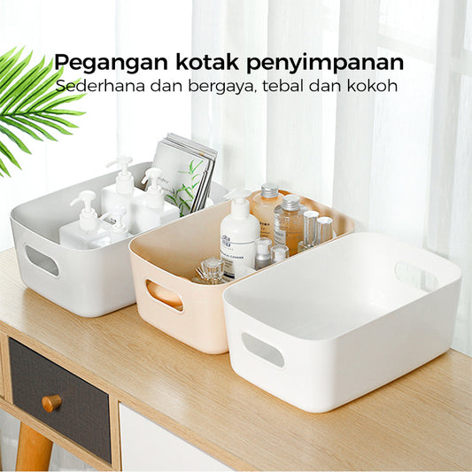 【COD】[BUY 1 GET 1 FREE]AONEZ 3pcs/set Storage Box Organizer / Container Container Multifungsi Kotak Skincare Keranjang Makanan